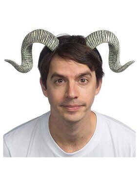 Adult Supersoft Ram Horns Costume Headwear